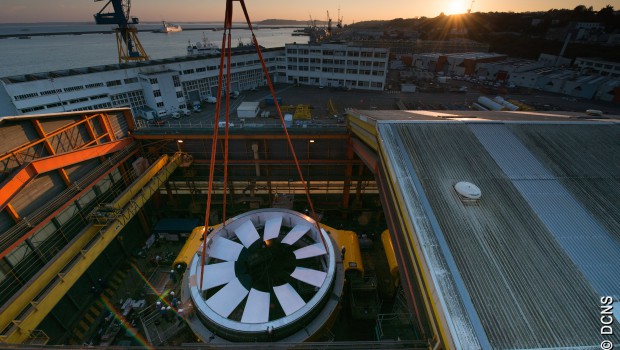 Côtes-d’Armor : une 1ère hydrolienne prête à être mise à l’eau