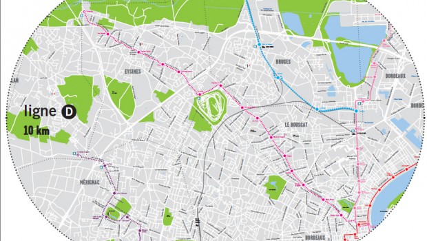 À Bordeaux, le chantier du tram D va débuter