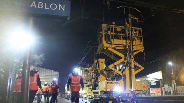 TSO Caténaires : une nuit de déroulage sur le RER C
