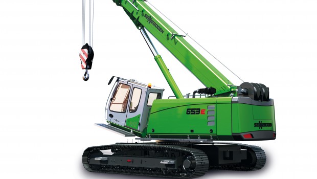Une grue télescopique Sennebogen de 50 t lancée à Bauma