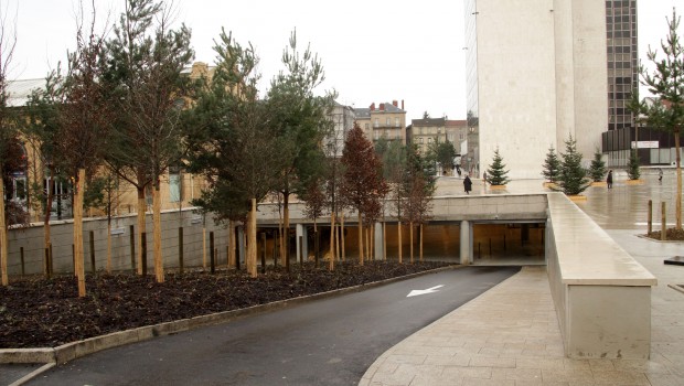 Des aménagements béton pour la gare de Nancy