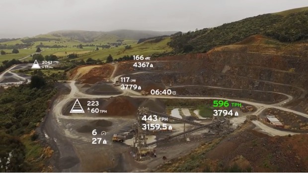 Avec Trimble-Loadrite, la carrière est connectée