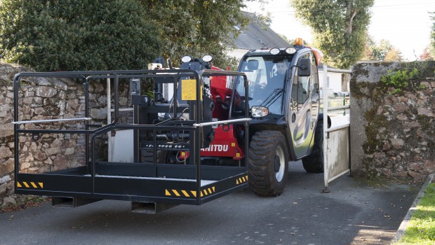 Le télescopique Manitou MT 625 HA s’habille en nacelle