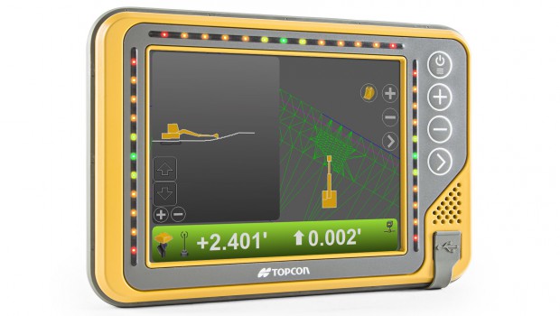 Topcon  : nouveau boîtier de commande pour système pelle