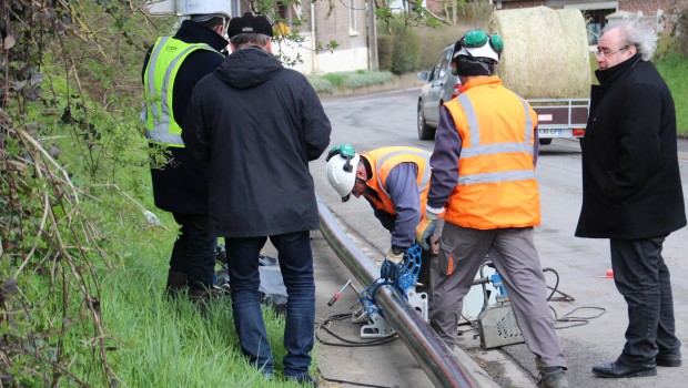 ERDF modernise le réseau à Inchy en Cambrésis