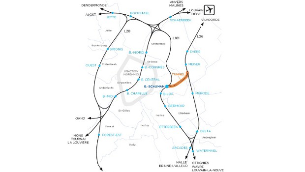 Bruxelles : le tunnel Schuman-Josaphat opérationnel