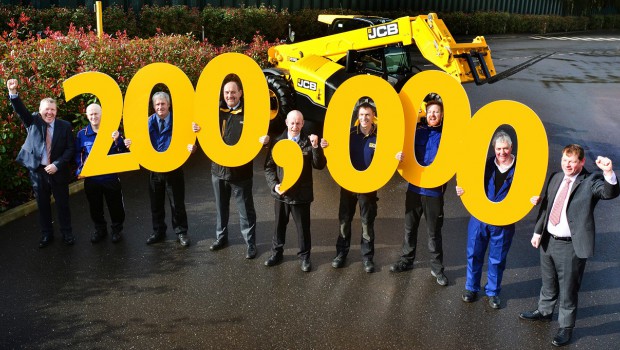 JCB célèbre son 200 000è télescopique
