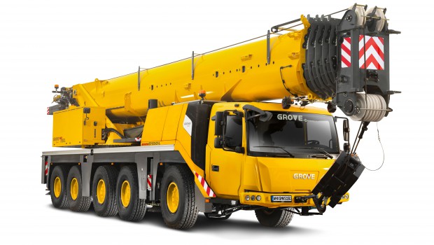 Deux grues Grove de grande capacité à Bauma