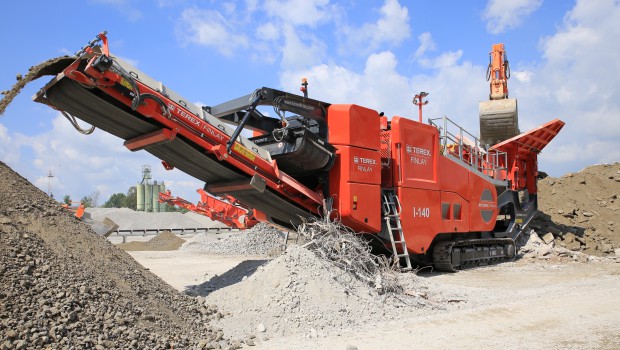 Terex Finlay : nouveau concasseur à percussion