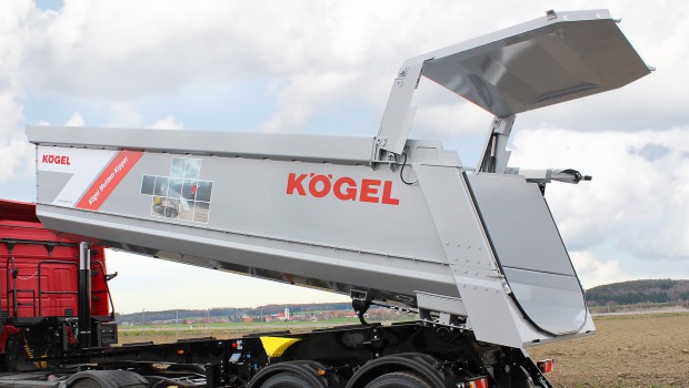 Kögel : semi-remorque à benne à 2 essieux