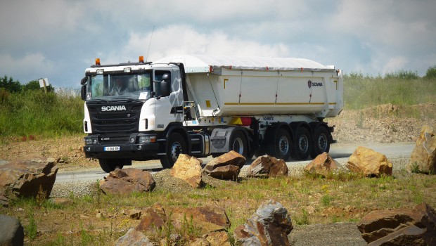 Les camions de chantier Scania font le tour de France