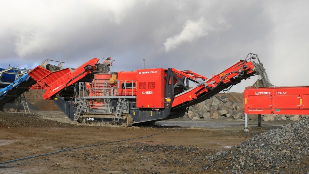 Terex Finlay : lancement du concasseur C-1554