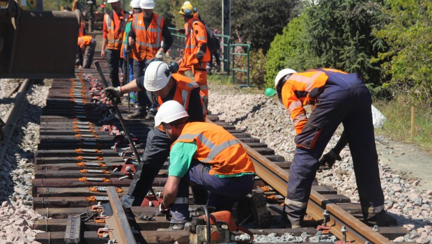 Nantes : renouvellement de voie en pleine ville
