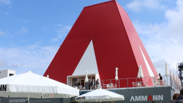 Ammann sur un stand de 6 000 m2 à Bauma