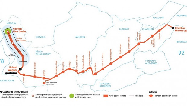À Viroflay, le tramway T6 est à l'approche