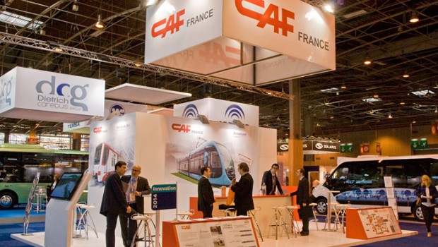 Caf au salon Transports Publics en juin à Paris