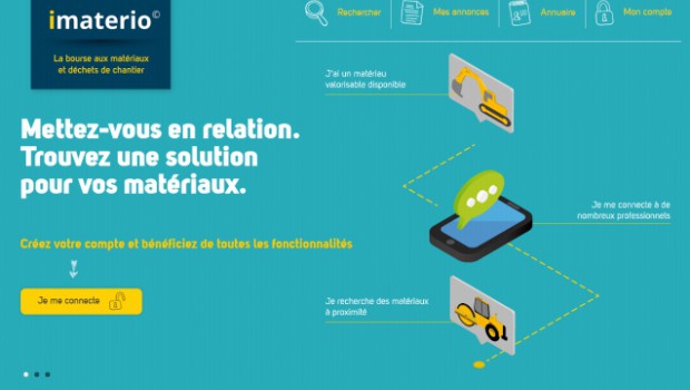 Imaterio : le Sned incite au réemploi des déchets de chantier