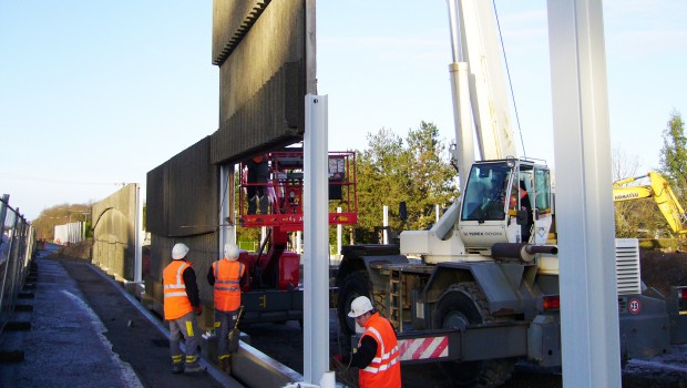 Prinquiau adopte des murs phoniques en béton de caoutchouc
