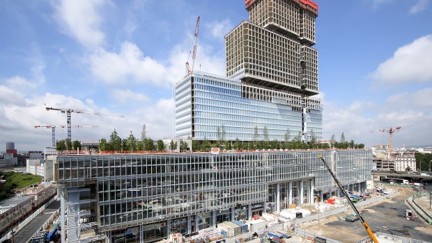 Palais de Justice de Paris : fin du gros oeuvre