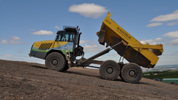 En Ecosse, Terex Trucks a la cote