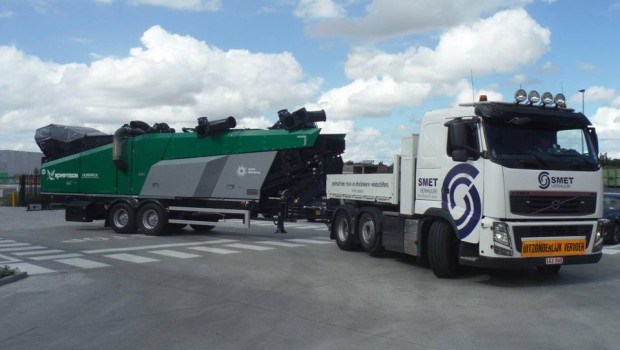 Le Hurrifex de Komptech chez Smet Location