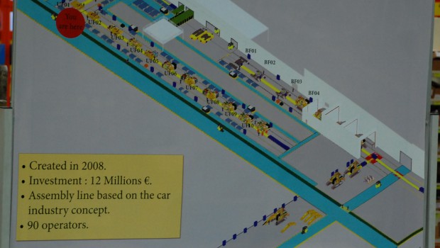 Caterpillar ferme Gosselies en Belgique