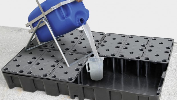 CEMO : un bac de rétention modulaire en polyéthylène haute résistance