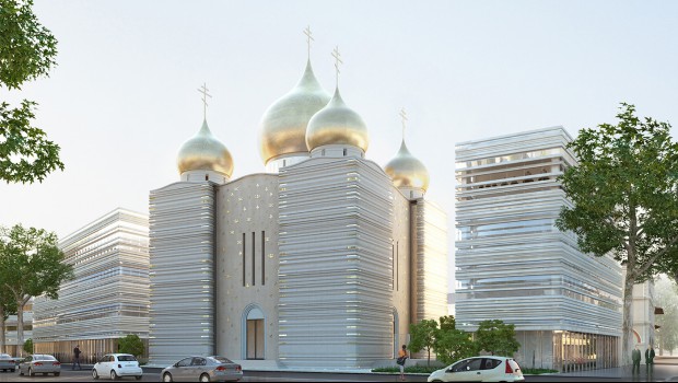 Paris:  Flash back of the Russian Orthodox center