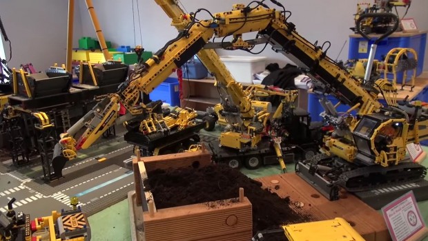 Les legos font le chantier !