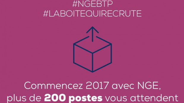 NGE lance une campagne de recrutement