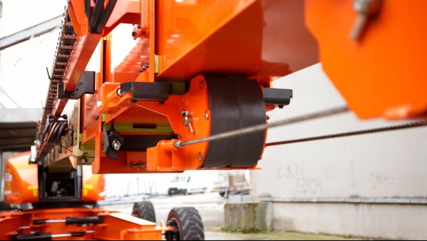 Nacelles : JLG prolonge la durée de vie des câbles et poulies
