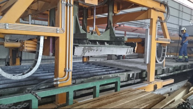 Wegh produces the railway sleepers in Bolivia