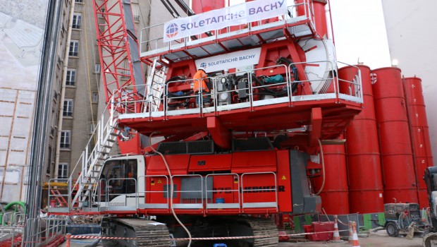 Ligne 14 : Hydrofraise Soletanche grande profondeur