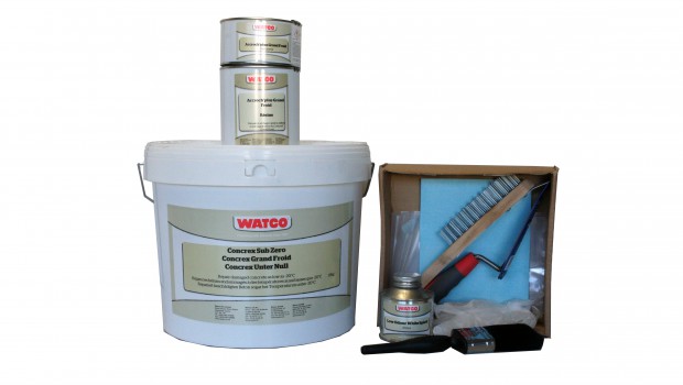 Watco : un kit de réparation béton grand froid