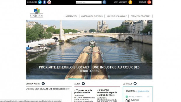 Unicem : an avant-garde website