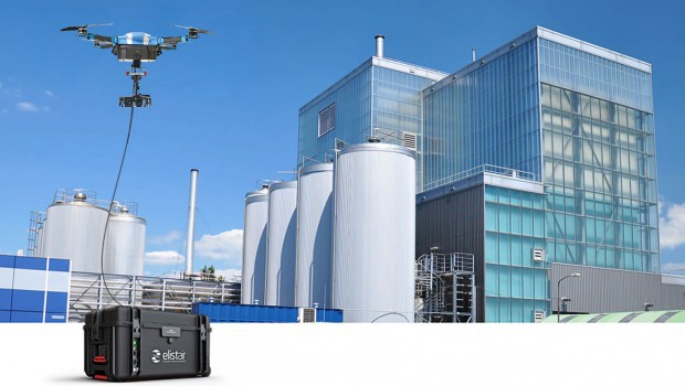 Drone Volt flies over CES show in Las Vegas