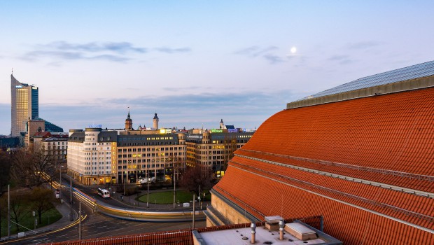 In Germany, Leipzig Central Station sees red