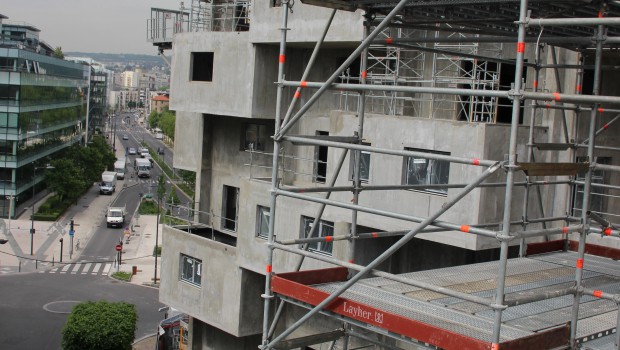 En décembre 2016, la construction est au sommet