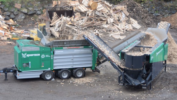 Le nouveau Multistar One de Komptech chez Hantsch