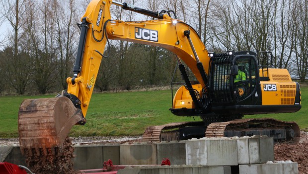 JCB excavators: high-powered engines