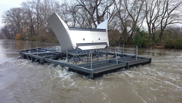 1ère sur le Rhône: des hydroliennes fluviales