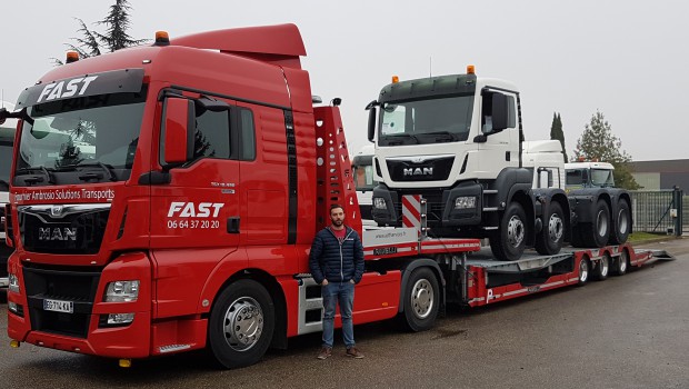 Un MAN TGX pour FAST