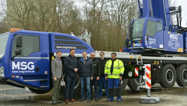 MSG réceptionne deux grues Demag