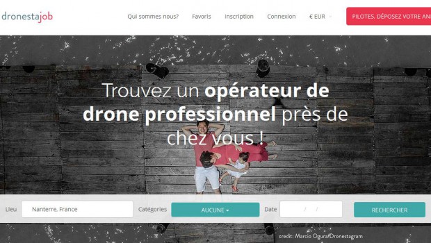 Dronestajob met en relation opérateurs et donneurs d'ordre