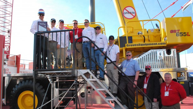 Groves Equipment Rental achète une Grove GRT655L