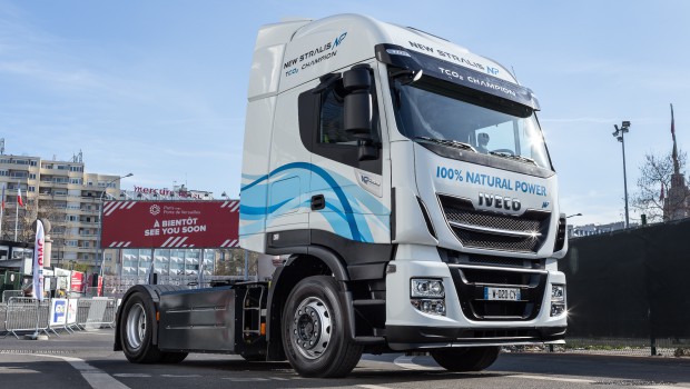 Les Stralis au GNL et GNC d'Iveco au SITL