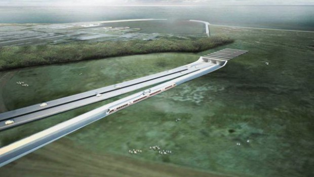 The immersed tunnel between Germany and Denmark