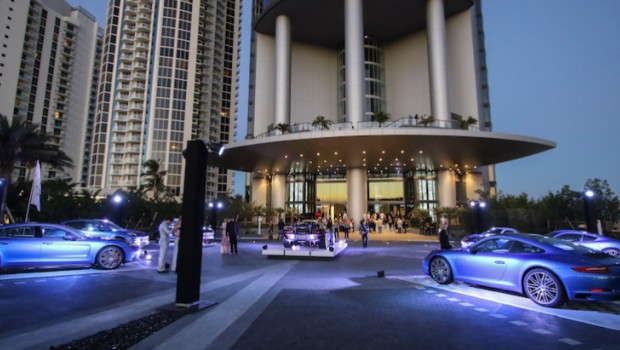 Porsche Tower: Step into your living-room from your garage in the sky