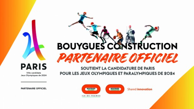 Bouygues Construction official partner of Paris 2024