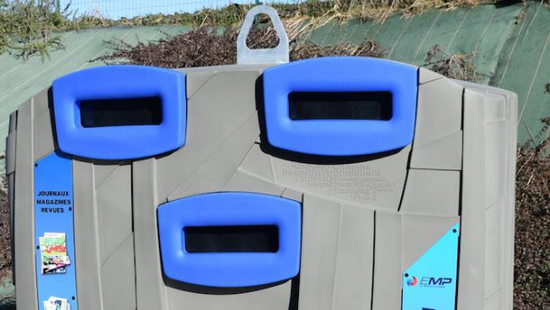 Une colonne de déchets intelligente